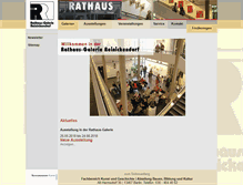 Tablet Screenshot of kunstamt-reinickendorf-rathausgalerie.de